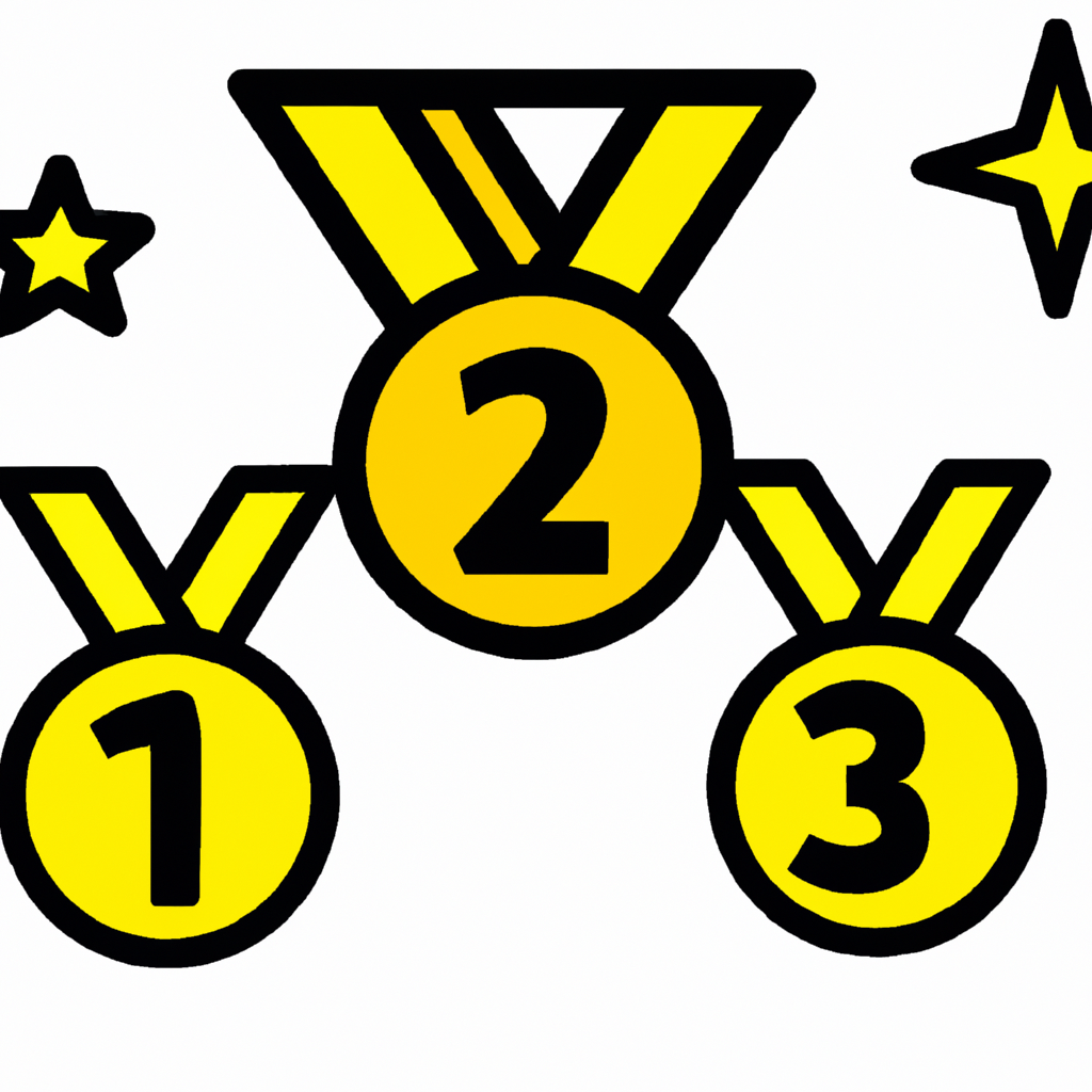 Íconos de calendario, objetivo y medalla en estilo minimal